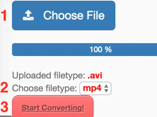  convert AVI to MP4-