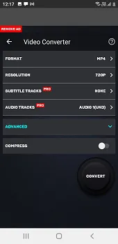 Select output format